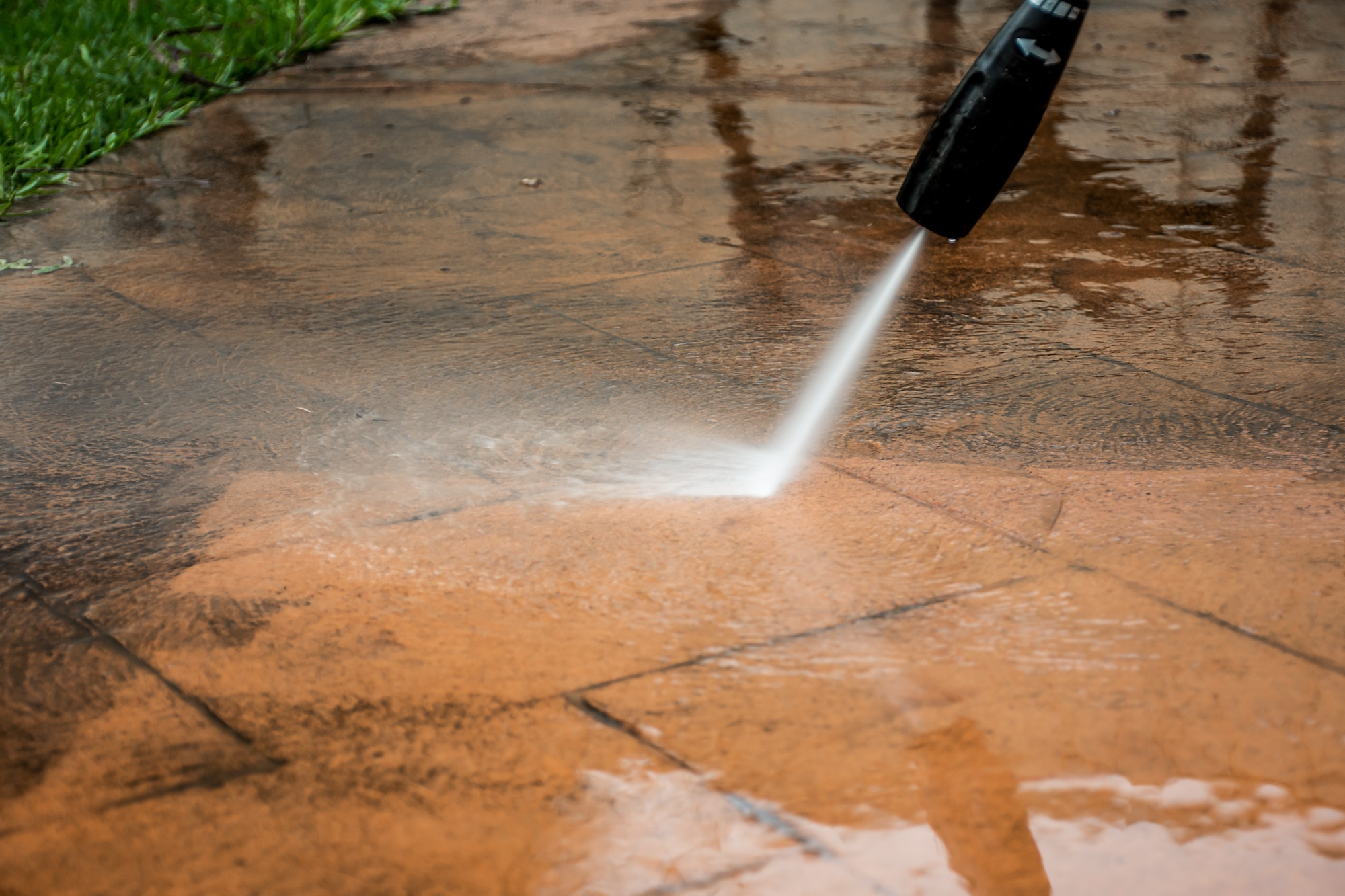 Backyard pressure washing Gold Coast